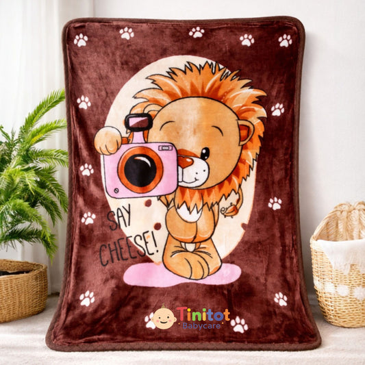 Soft Fleece Blanket for Babies (0-2 Years) | 80x110 cm perfect for all season