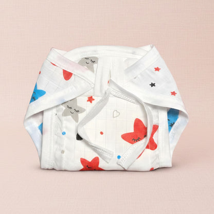 TiniTot Muslin Cloth Nappy | Langot - Pack of 3 | Washable & Reusable
