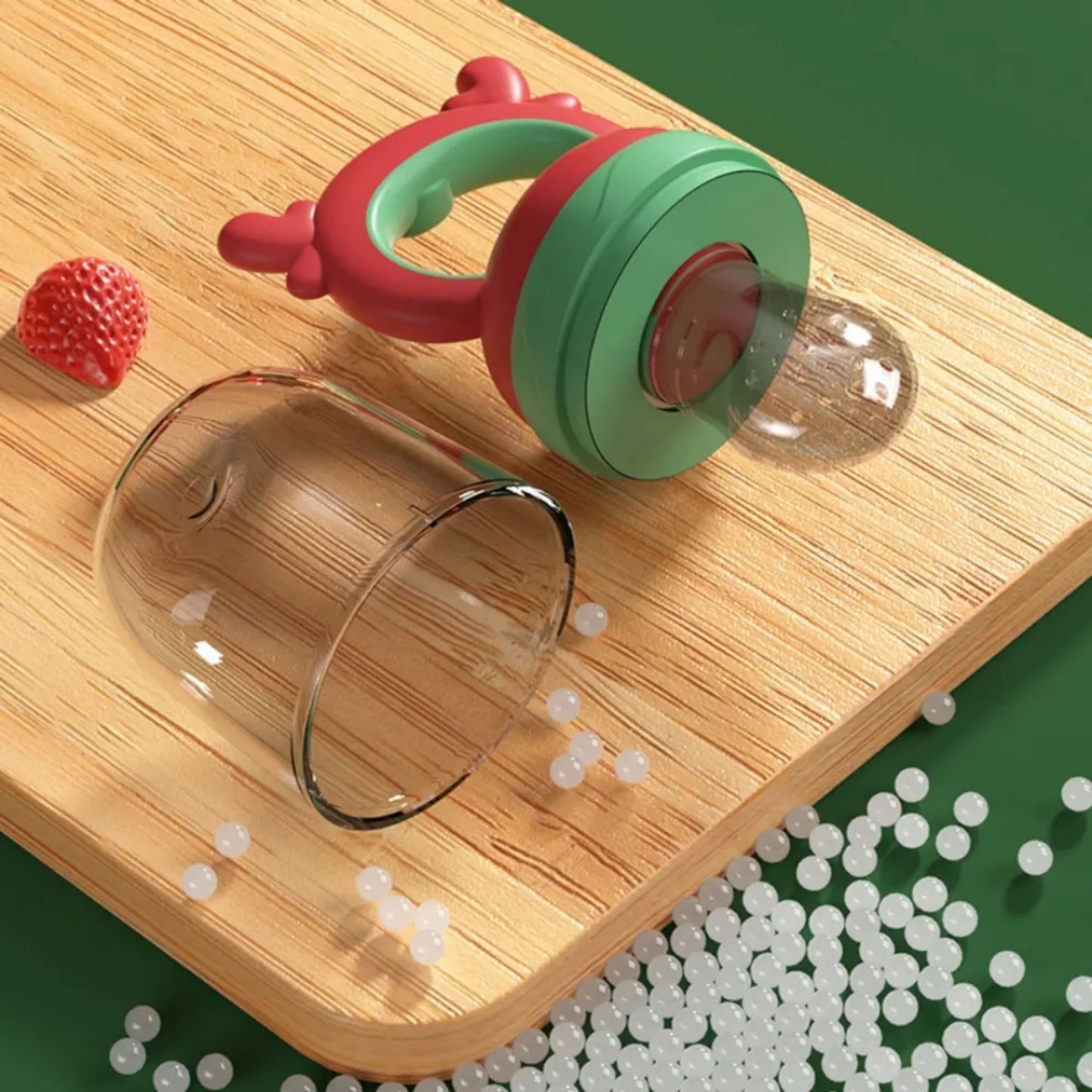 Deer Design Silicone Fruit Feeder & Teether for Babies Pack of 2
