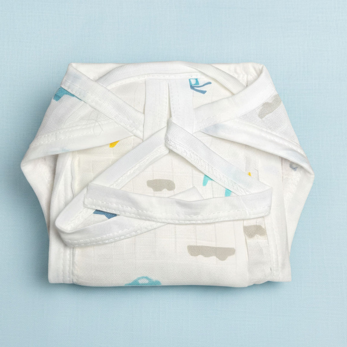 TiniTot Muslin Cloth Nappy | Langot - Pack of 3 | Washable & Reusable