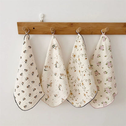 6 Layer Muslin Baby Face Towel / Wash Cloth/  Muslin Napkins