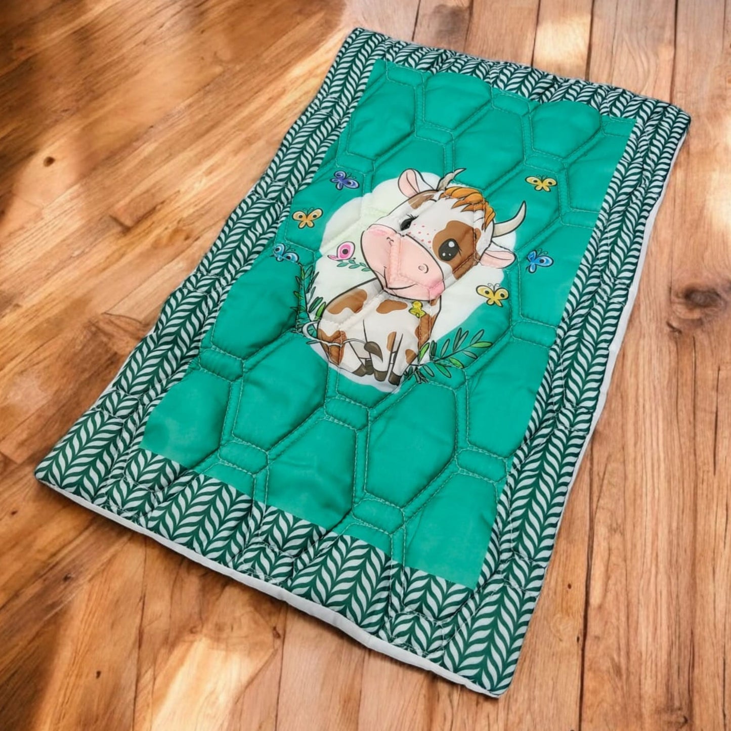 Baby Mattress | Baby Play Mat | Quilted Baby Bedding | 0-12 Months | Pack of 2
