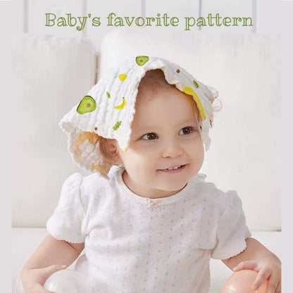 TiniTot 6 Layer Muslin Baby Face Towel | Wash Cloth & Burp Cloth | Pack of 10 | Multicolor Prints