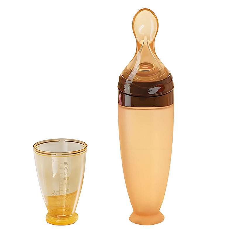Silicone Baby Spoon Feeder – Squeeze Bottle with Soft Spoon Tip