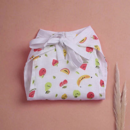 Muslin Cotton Nappies | Washable & Reusable Baby Nappies Pack of 6