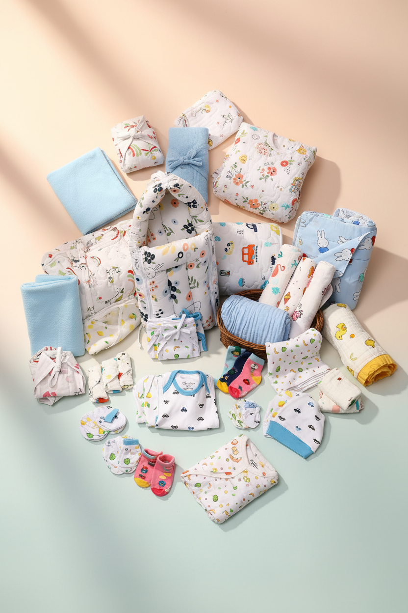 TiniTot Summer Baby Essentials Portrait Banner